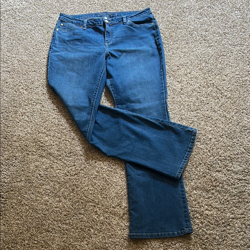 Jennifer Lopez Dark Blue Flare Jeans